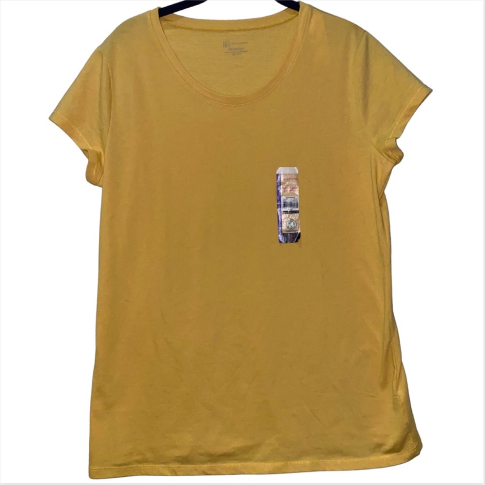 Yellow Fitted T-Shirt size XXL/2XG (19)
